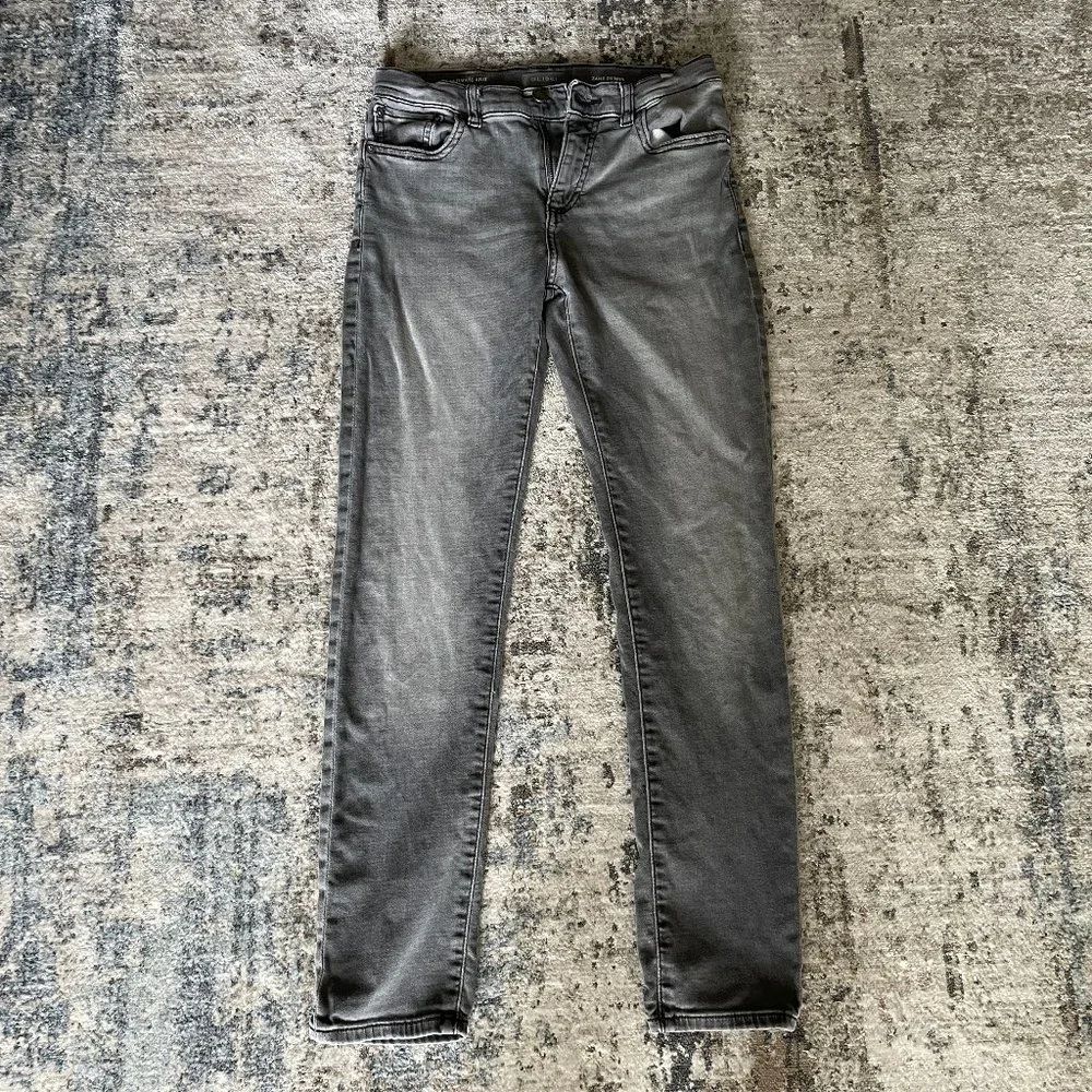 DL1961 Boys' Zane Skinny Fit Knit Jean Steel 14